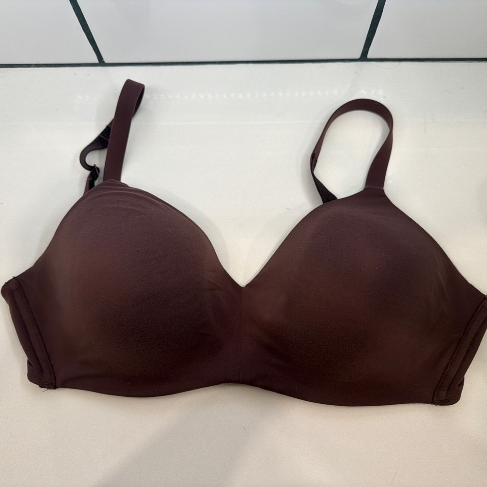 Wacoal 34DD How‎ Perfect Wire Free T-Shirt Bra NWOT 852189 Huckleberry